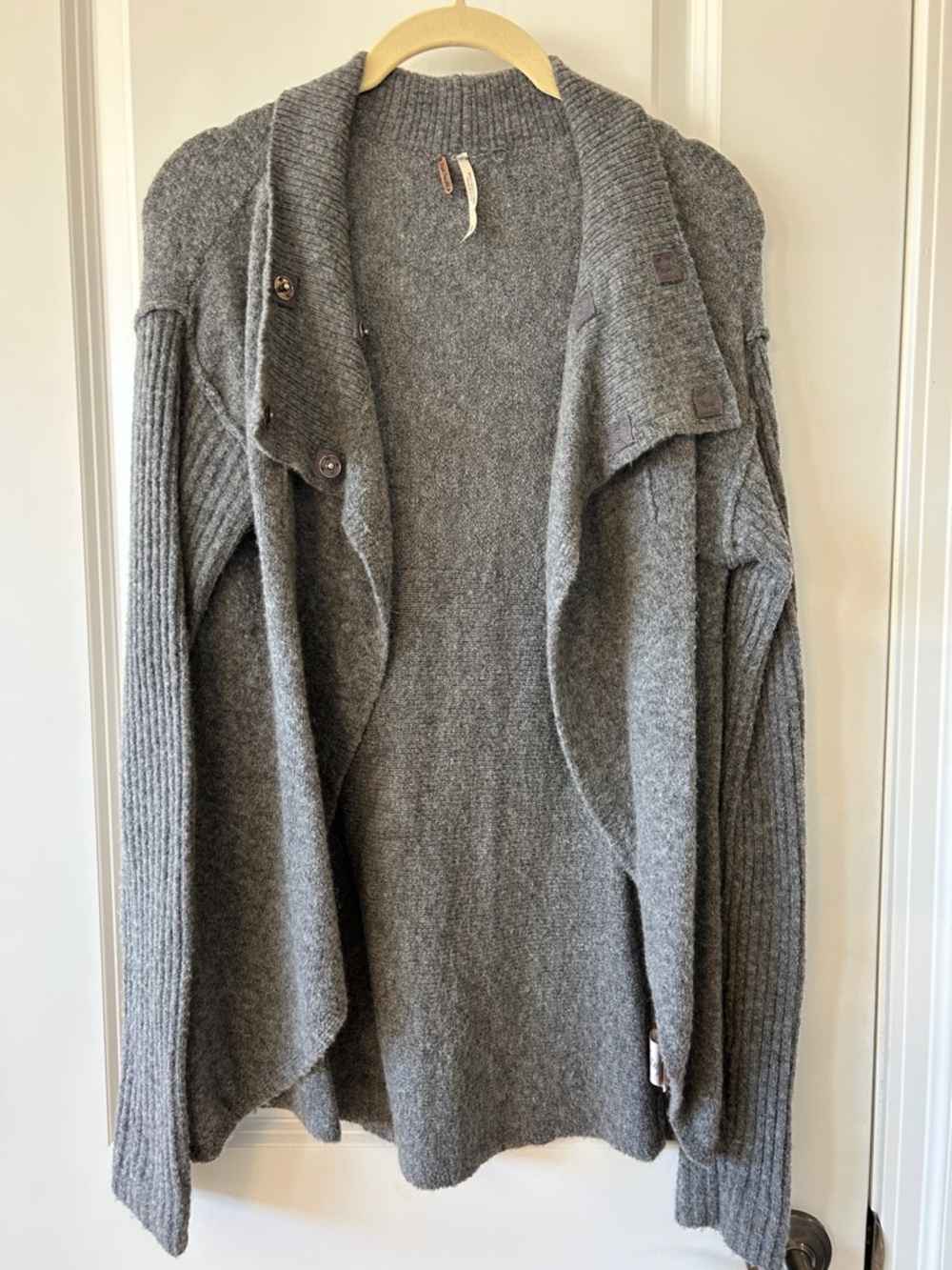 Free people mixed stitch cardigan sweater